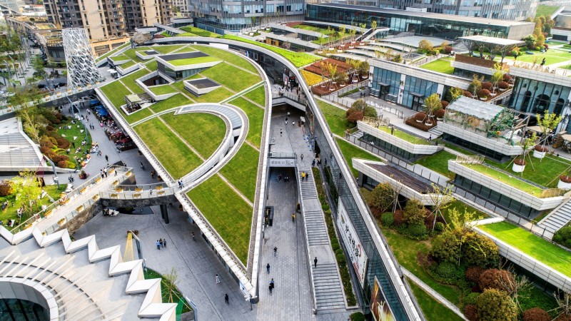 Công trình kiến trúc xanh của Nikken tại Thượng Hải. Nguồn nikken.co.jp Công trình kiến trúc xanh của Nikken tại Thượng Hải. Nguồn nikken.co.jp