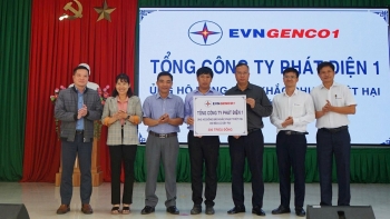 evngenco1 ung ho lam dong khac phuc thiet hai do mua lu