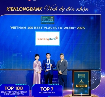 kienlongbank duoc vinh danh la noi lam viec tot nhat viet nam 2025