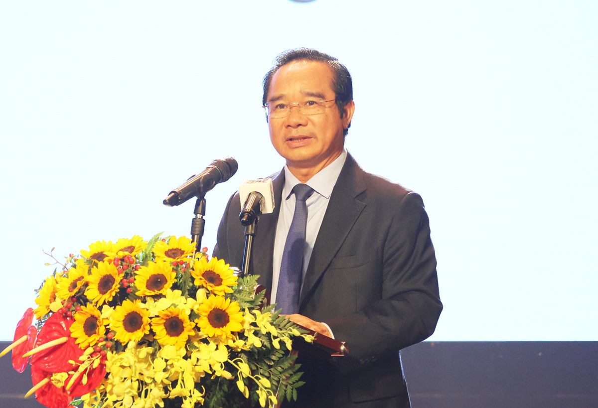 Chủ tịch UBND Thành phố Nguyễn Văn Được phát biểu tại buổi lễ kỷ niệm 50 năm quan hệ ngoại giao Việt Nam - New Zealand. (Ảnh: Cổng thông tin điện tử TP.HCM) Chủ tịch UBND Thành phố Nguyễn Văn Được phát biểu tại buổi lễ kỷ niệm 50 năm quan hệ ngoại giao Việt Nam - New Zealand. (Ảnh: Cổng thông tin điện tử TP.HCM)