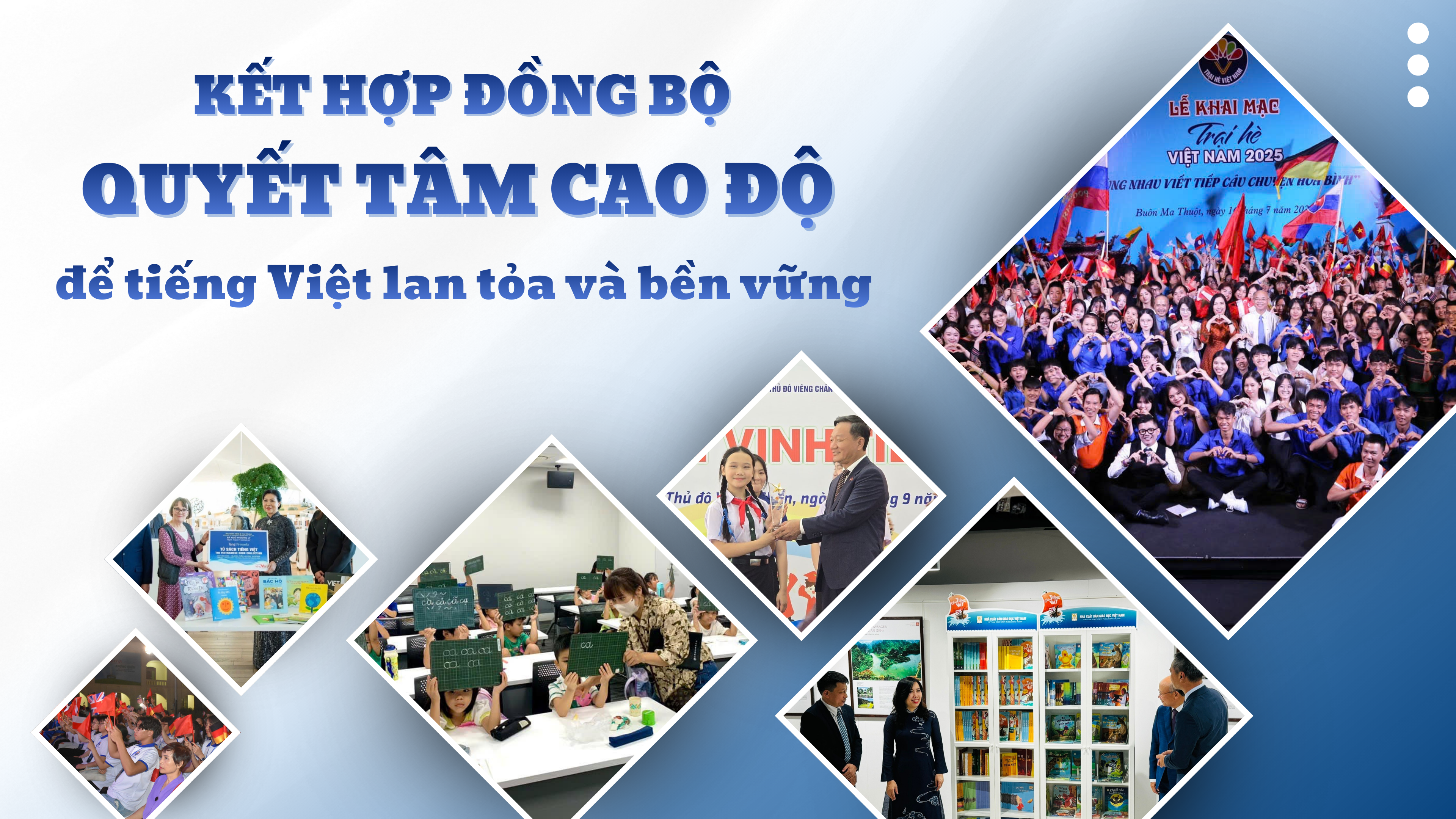 Kết hợp đồng bộ, quyết tâm cao độ để tiếng Việt lan tỏa và bền vững Kết hợp đồng bộ, quyết tâm cao độ để tiếng Việt lan tỏa và bền vững