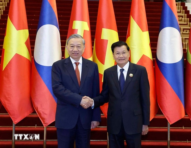 Tuyên bố chung Việt Nam-Lào nhân chuyến thăm của Tổng Bí thư Tô Lâm tới Lào Tuyên bố chung Việt Nam-Lào nhân chuyến thăm của Tổng Bí thư Tô Lâm tới Lào