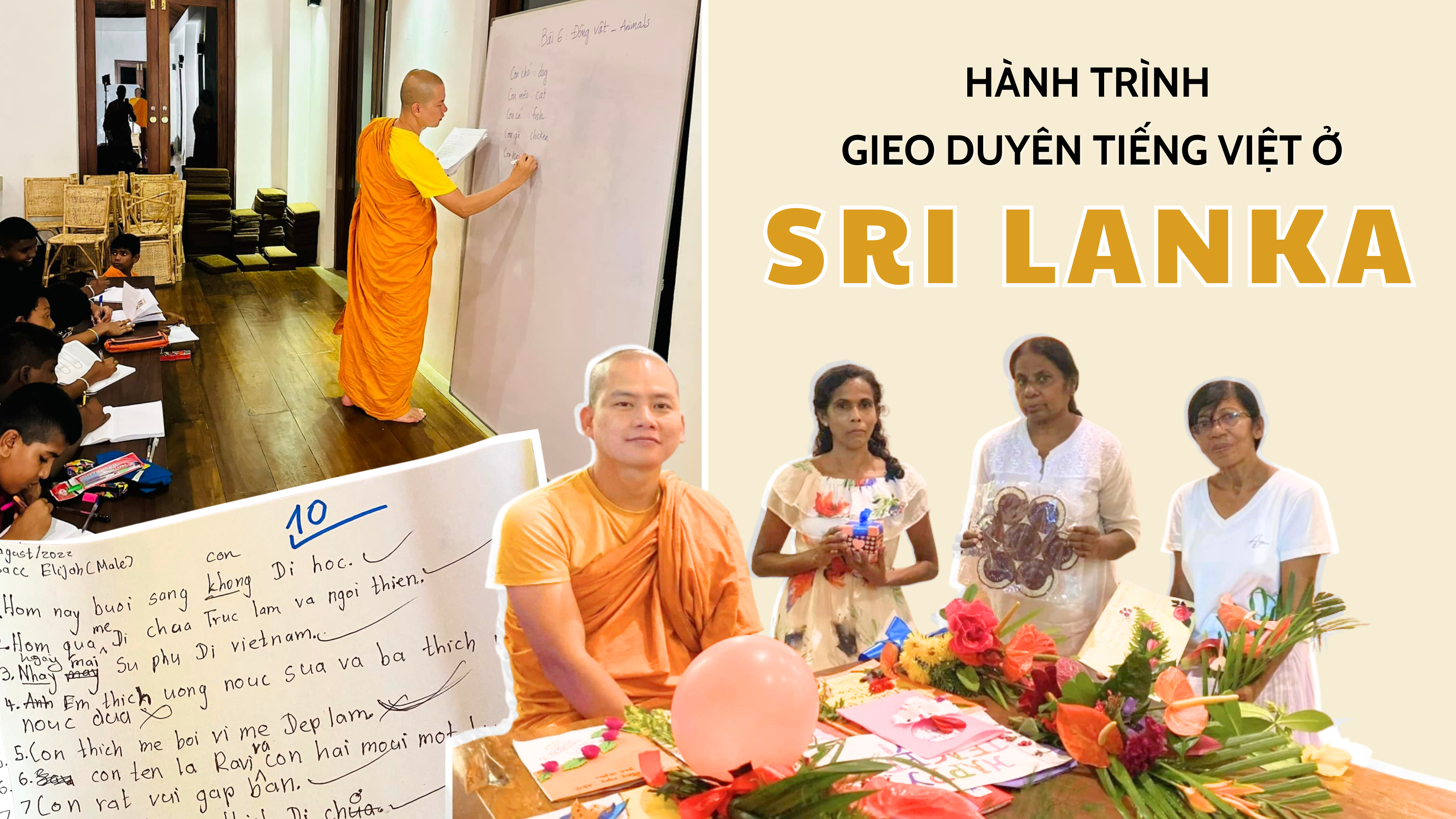 hanh trinh gieo duyen tieng viet o sri lanka