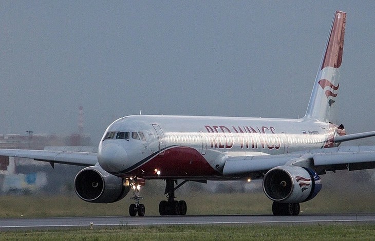 Một chiếc máy bay của hãng hàng không Red Wings (Nga) - Ảnh: TASS Một chiếc máy bay của hãng hàng không Red Wings (Nga) - Ảnh: TASS