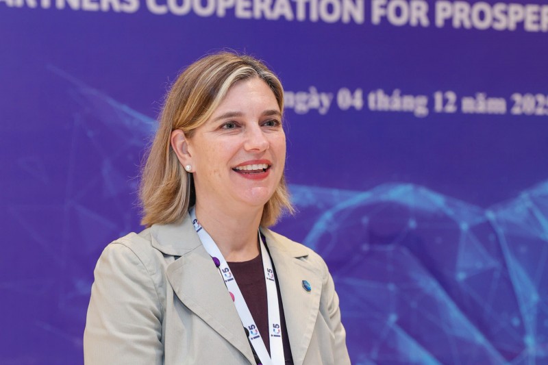 Bà Christie Getman, Giám đốc Quốc gia tổ chức Phát triển Hà Lan (SNV) tại Việt Nam Bà Christie Getman, Giám đốc Quốc gia tổ chức Phát triển Hà Lan (SNV) tại Việt Nam