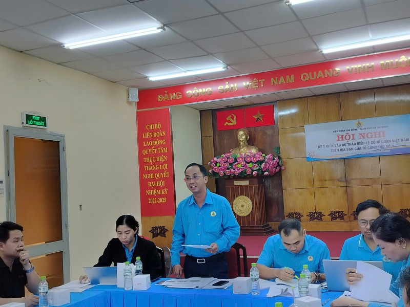 TPHCM góp ý hoàn thiện Điều lệ Công đoàn Việt Nam theo thực tiễn mới TPHCM góp ý hoàn thiện Điều lệ Công đoàn Việt Nam theo thực tiễn mới