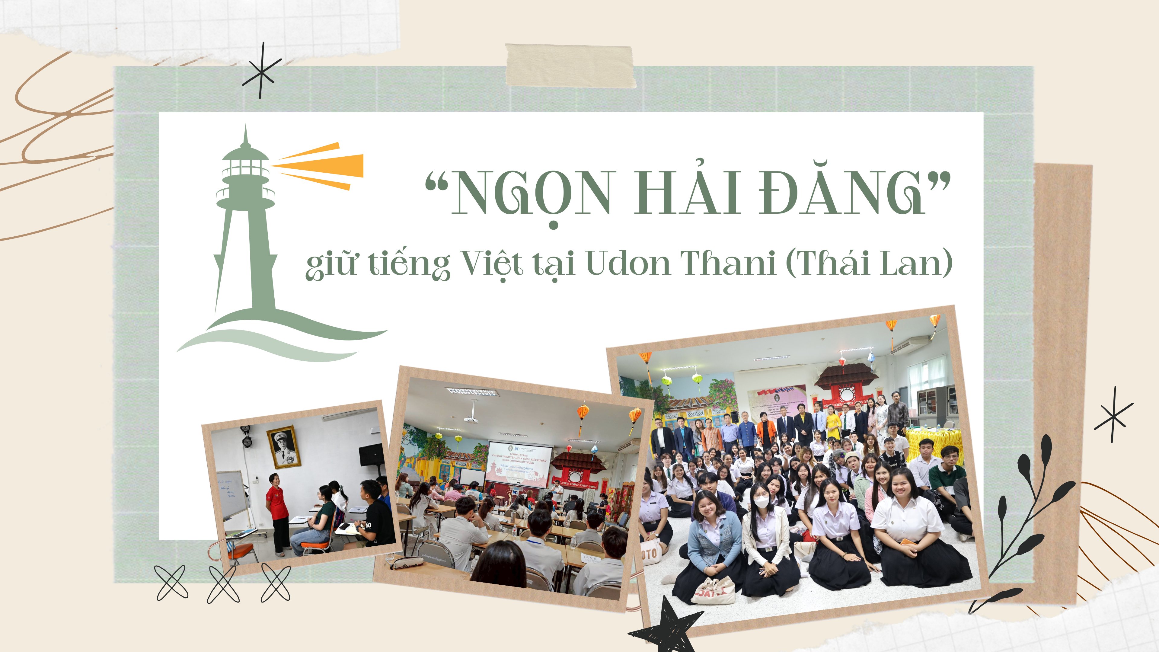 “Ngọn hải đăng” giữ tiếng Việt tại Udon Thani (Thái Lan) “Ngọn hải đăng” giữ tiếng Việt tại Udon Thani (Thái Lan)