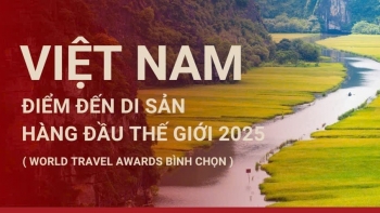 infographic world travel awards 2025 viet nam tiep tuc duoc binh chon la diem den di san hang dau the gioi