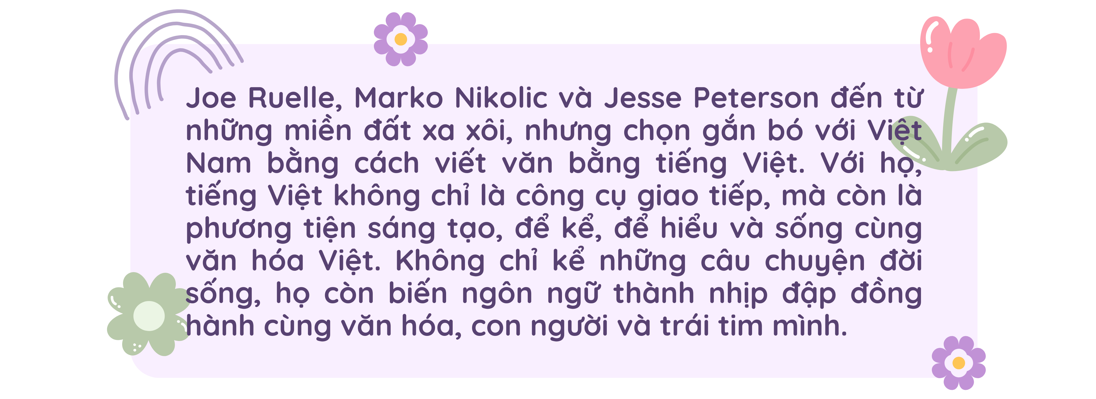 Ba cây bút nước ngoài viết văn bằng tiếng Việt