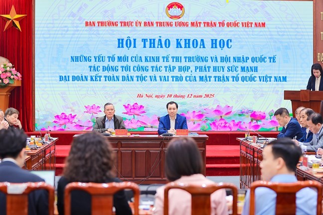 Vai trò của Mặt trận Tổ quốc Việt Nam trong nền kinh tế thị trường và hội nhập quốc tế trong giai đoạn hiện nay