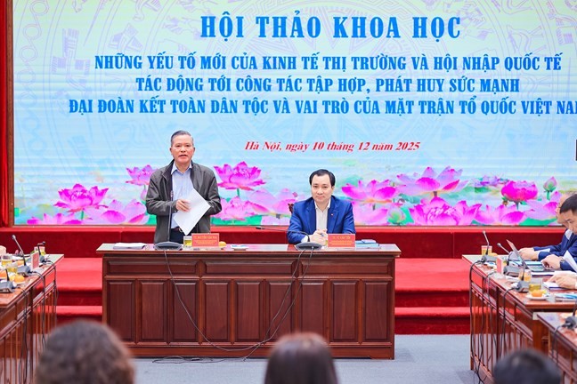 Vai trò của Mặt trận Tổ quốc Việt Nam trong nền kinh tế thị trường và hội nhập quốc tế trong giai đoạn hiện nay