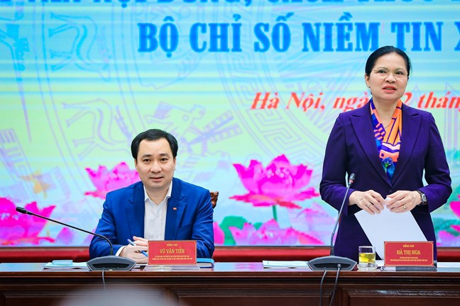 Bàn giải pháp và cách thức triển khai đánh giá độc lập bộ chỉ số niềm tin xã hội cấp tỉnh của MTTQ Việt Nam