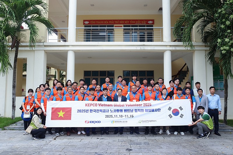 Tập đoàn Điện lực Hàn Quốc (KEPCO) triển khai hoạt động tình nguyện và CSR tại Thanh Hóa Tập đoàn Điện lực Hàn Quốc (KEPCO) triển khai hoạt động tình nguyện và CSR tại Thanh Hóa