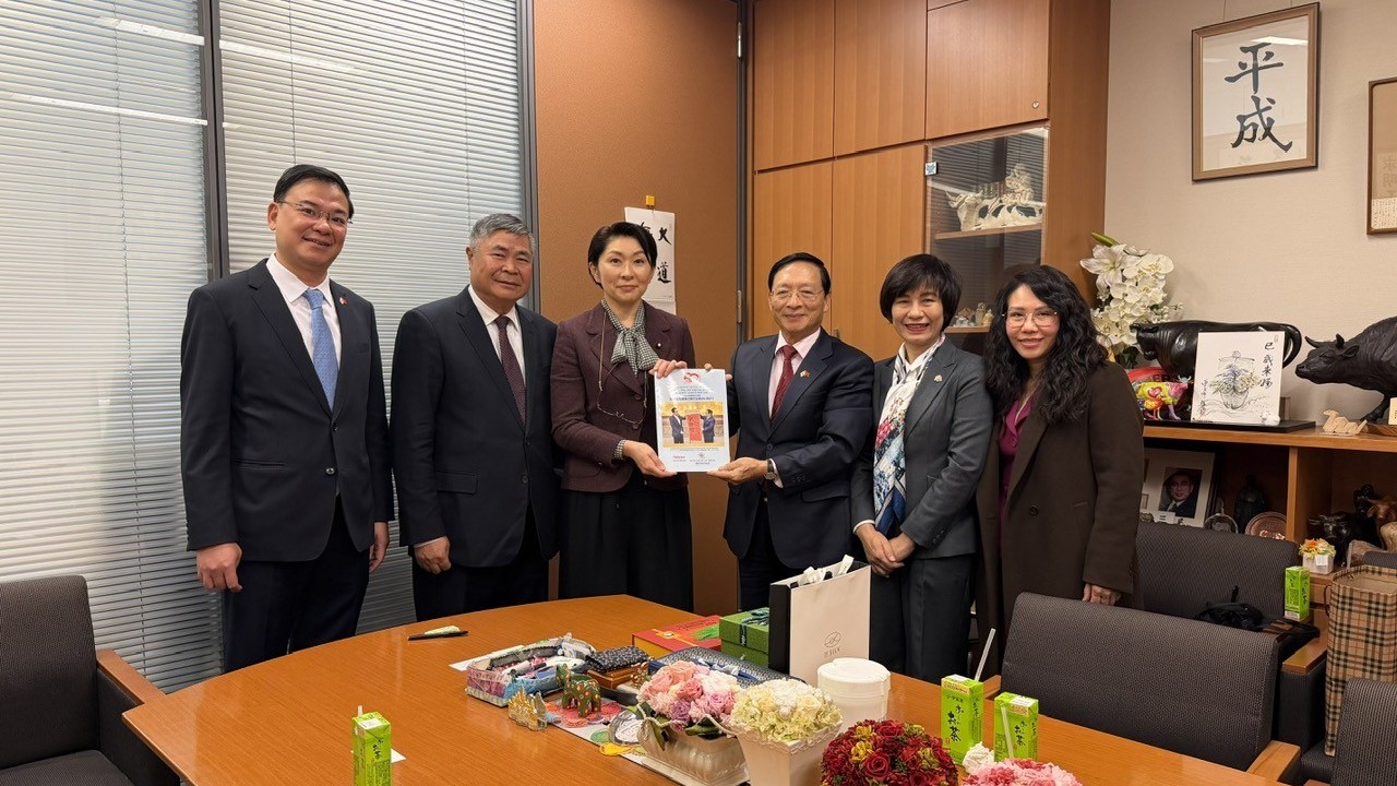 Đoàn đại biểu Hội hữu nghị Việt Nam - Nhật Bản thăm, làm việc tại Nhật Bản