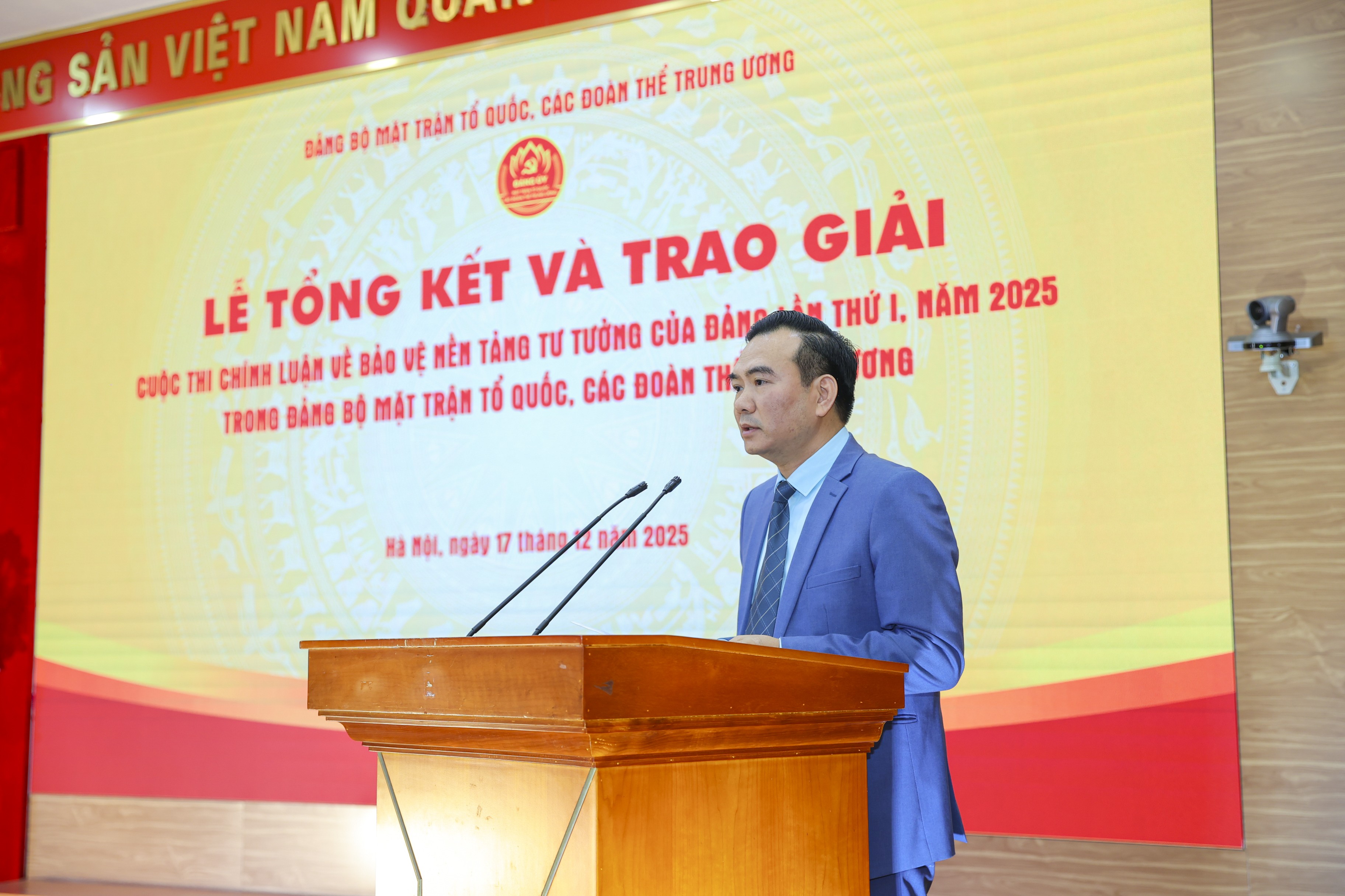 Khẳng định vai trò của Đảng bộ Mặt trận Tổ quốc, các đoàn thể Trung ương trong bảo vệ nền tảng tư tưởng của Đảng