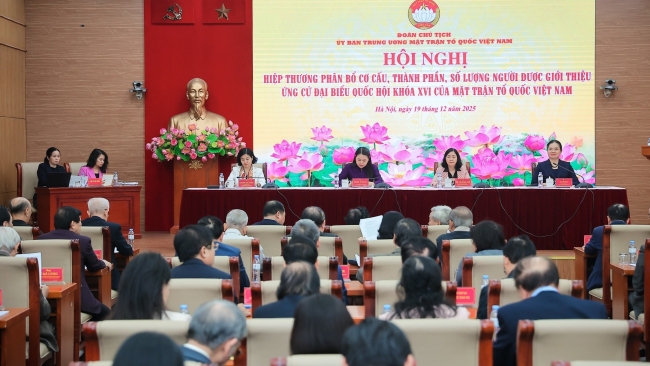 MTTQ Việt Nam hiệp thương phân bổ 25 nhân sự giới thiệu ứng cử đại biểu Quốc hội khóa XVI