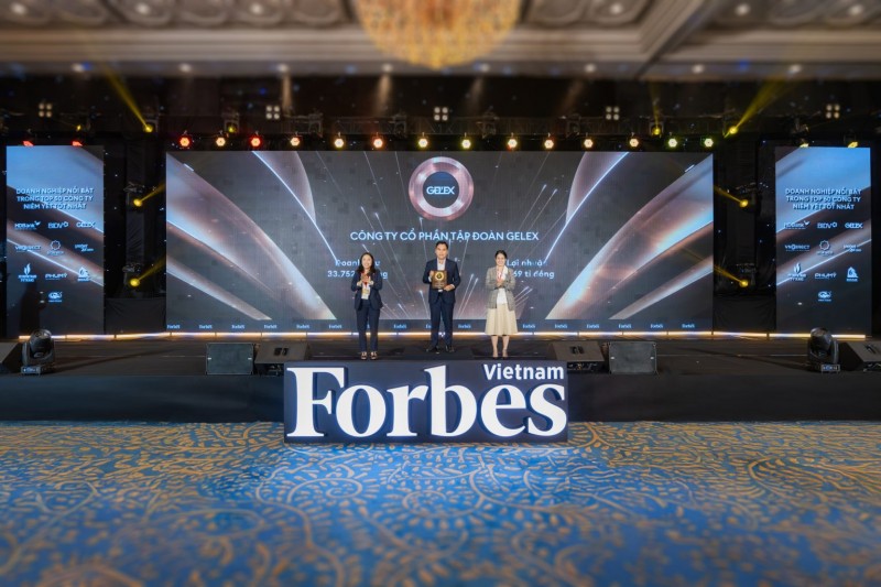 GELEX trở lại ấn tượng trong TOP 50 Công ty Niêm yết tốt nhất Việt Nam Đại diện Tập đoàn GELEX nhận chứng nhận TOP 50 Công ty niêm yết tốt nhất Việt Nam. GELEX trở lại ấn tượng trong TOP 50 Công ty Niêm yết tốt nhất Việt Nam Đại diện Tập đoàn GELEX nhận chứng nhận TOP 50 Công ty niêm yết tốt nhất Việt Nam.