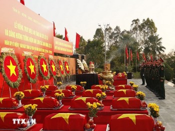 Đồng Nai truy điệu, an táng hài cốt liệt sĩ hy sinh tại Campuchia tại Nghĩa trang Liệt sĩ Bình Phước