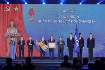 taseco group don nhan huan chuong lao dong hang nhi nhan dip ky niem 20 nam thanh lap
