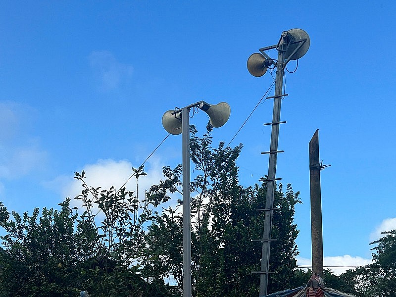 Mô hình loa truyền thanh đến từng nóc nhà ở Mường Toong