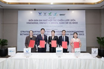 vinenergo vinfast v green va xanh sm hop tac voi idico xanh hoa cac khu cong nghiep