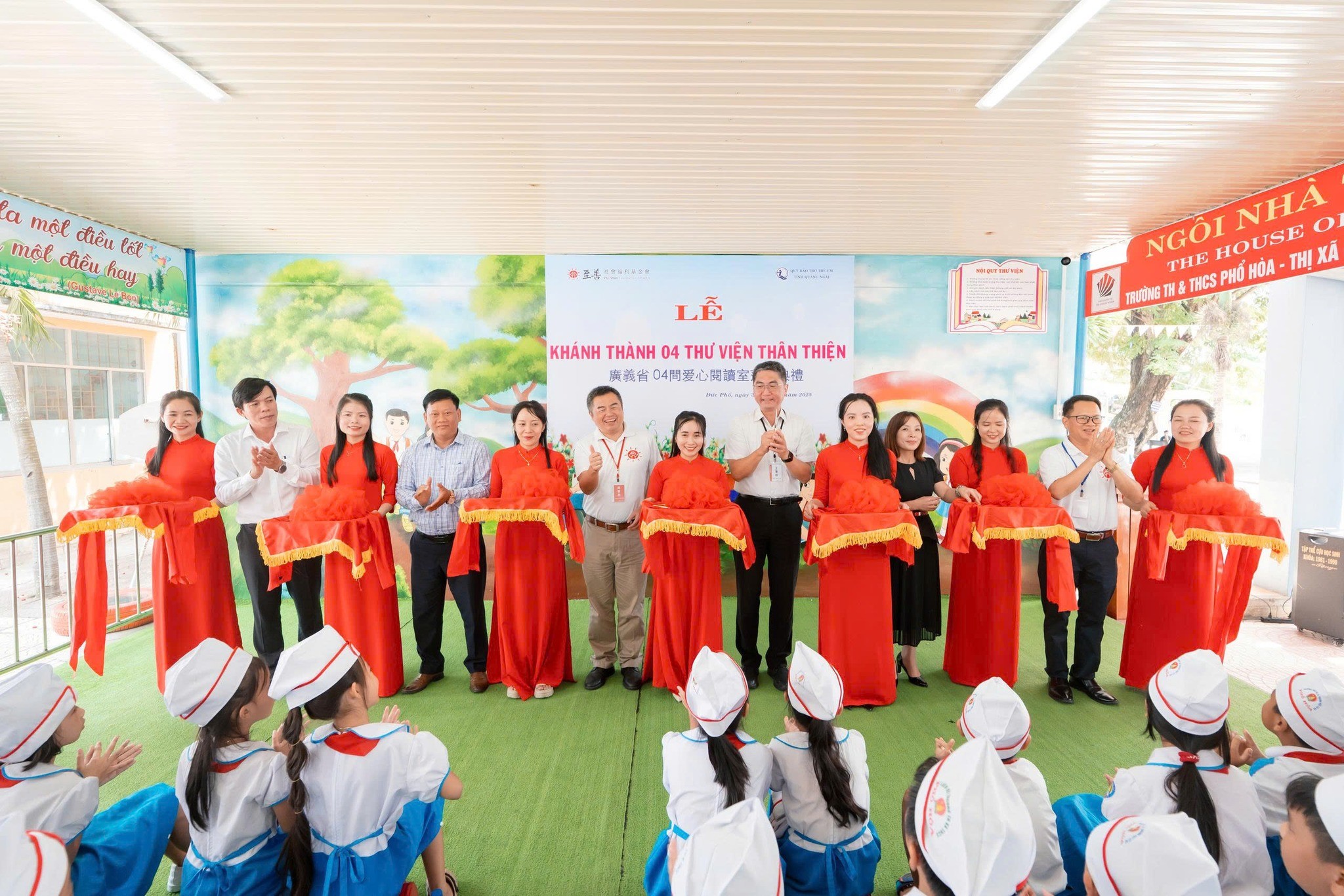 Lễ khánh thành thư viện thân thiện Lễ khánh thành thư viện thân thiện