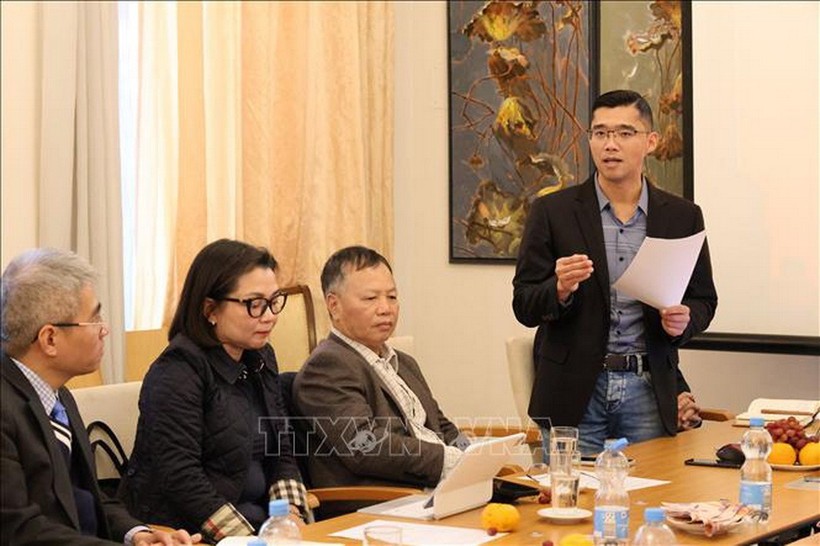 Tiến sỹ Nguyễn Thái Chinh, Bí thư Chi bộ Lưu học sinh Berlin-Potsdam. (Ảnh: TTXVN phát)