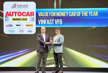 vinfast vf 6 nhan giai mau xe dang tien nhat nam tai autocar india awards 2026