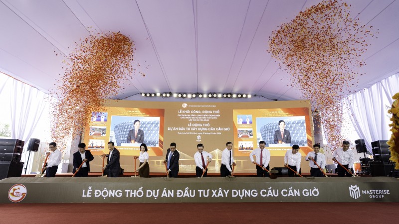 Chính thức động thổ hai dự án hạ tầng giao thông trọng điểm: Cầu Phú Mỹ 2 và cầu Cần Giờ Chính thức động thổ hai dự án hạ tầng giao thông trọng điểm: Cầu Phú Mỹ 2 và cầu Cần Giờ