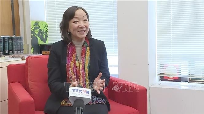 Giáo sư Nguyễn Thị Liên Hằng, Giám đốc Viện Nghiên cứu Đông Á Weatherhead (Đại học Columbia, Mỹ). (Ảnh: TTXVN) Giáo sư Nguyễn Thị Liên Hằng, Giám đốc Viện Nghiên cứu Đông Á Weatherhead (Đại học Columbia, Mỹ). (Ảnh: TTXVN)