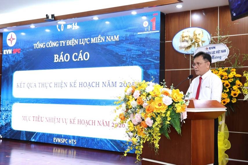EVNSPC vượt khó thành công, hoàn thành xuất sắc nhiệm vụ 2025 EVNSPC vượt khó thành công, hoàn thành xuất sắc nhiệm vụ 2025