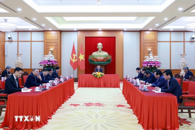 Tổng Bí thư Tô Lâm điện đàm với Bí thư thứ nhất, Chủ tịch Cuba Miguel Diaz-Canel Tổng Bí thư Tô Lâm điện đàm với Bí thư thứ nhất, Chủ tịch Cuba Miguel Diaz-Canel