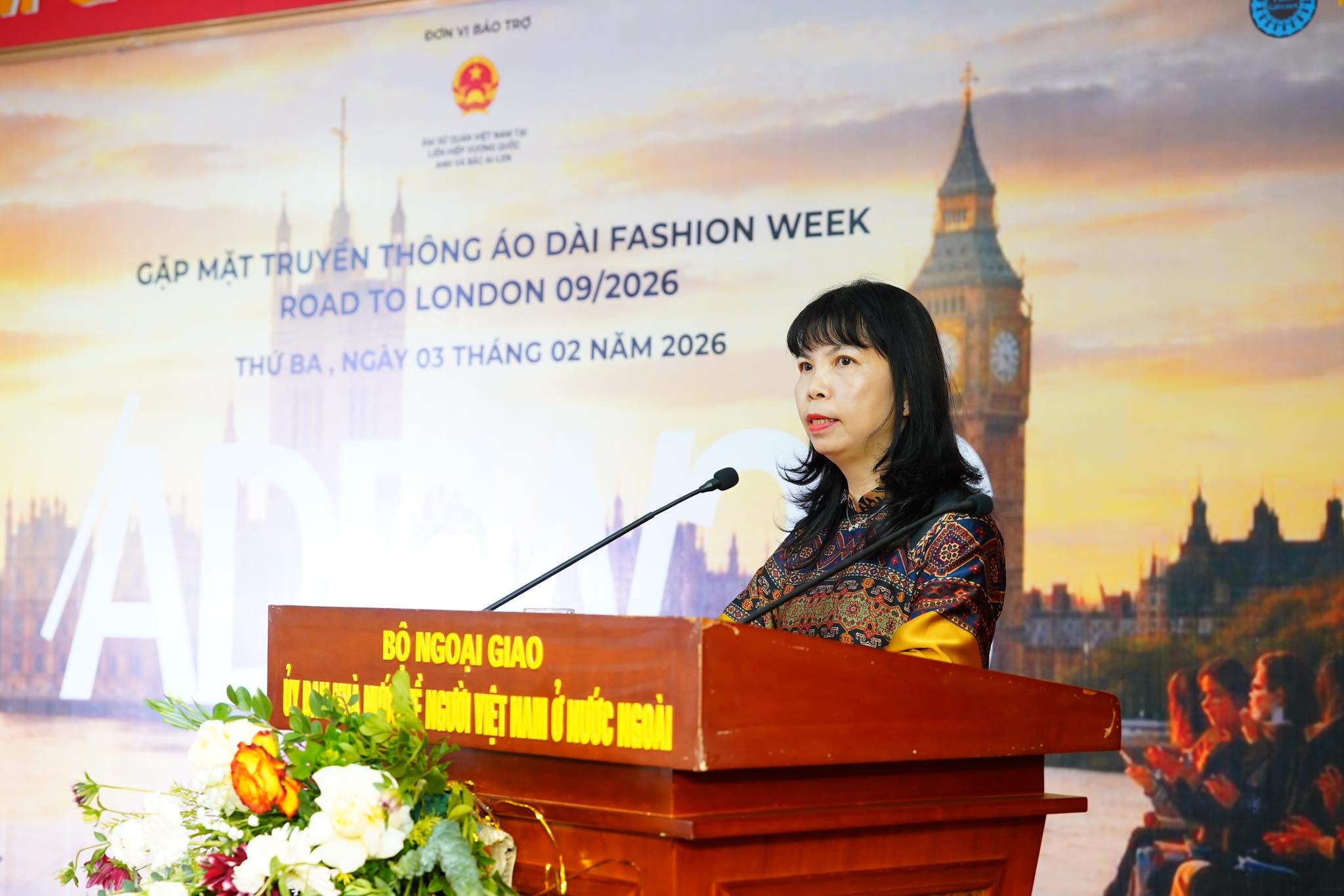 Quảng bá áo dài Việt Nam tại Fashion Week London 2026