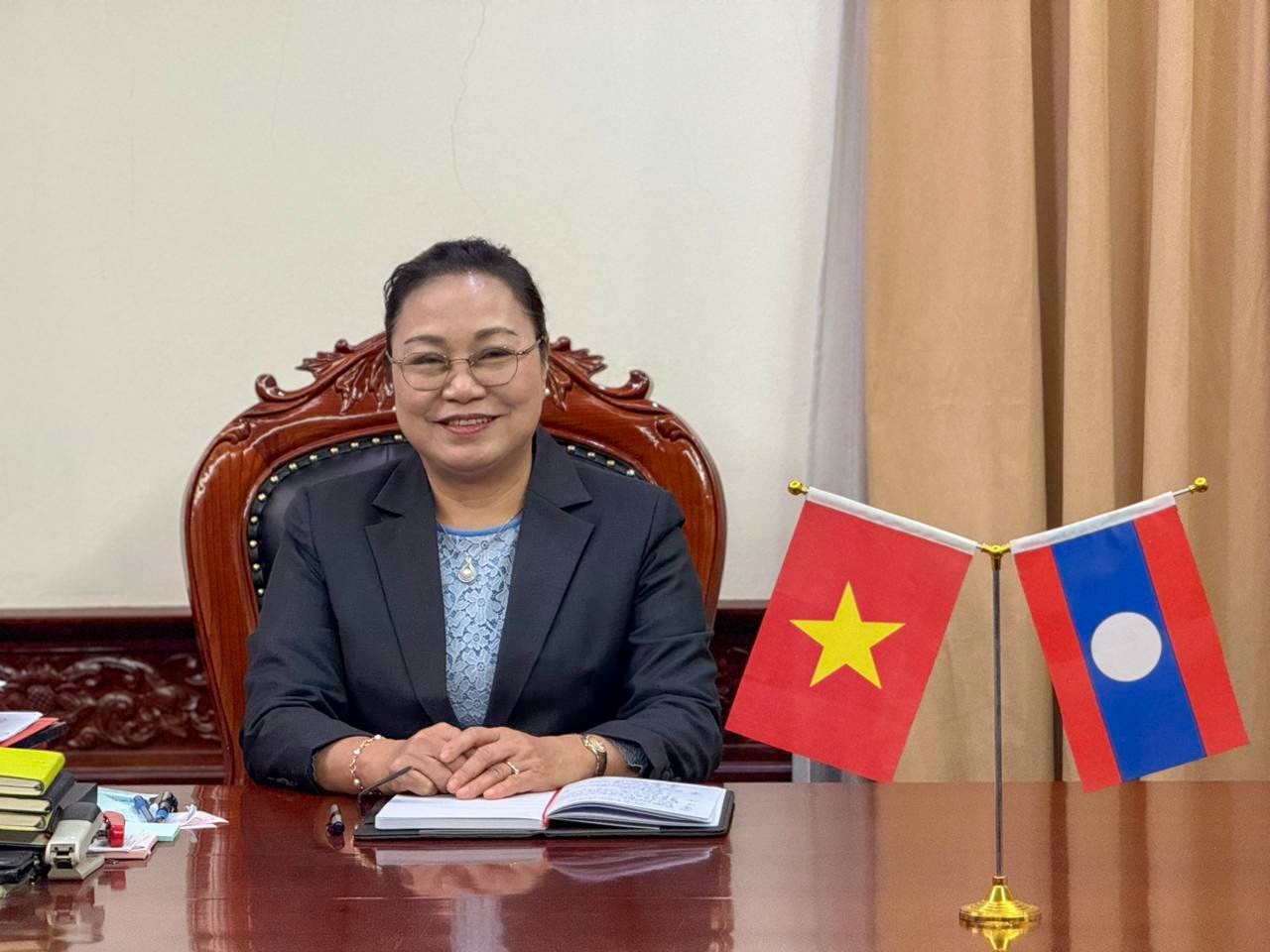 Đại sứ Lào tại Việt Nam Khamphao Ernthavanh. (Ảnh: Đại sứ quán Lào tại Việt Nam cung cấp) Đại sứ Lào tại Việt Nam Khamphao Ernthavanh. (Ảnh: Đại sứ quán Lào tại Việt Nam cung cấp)