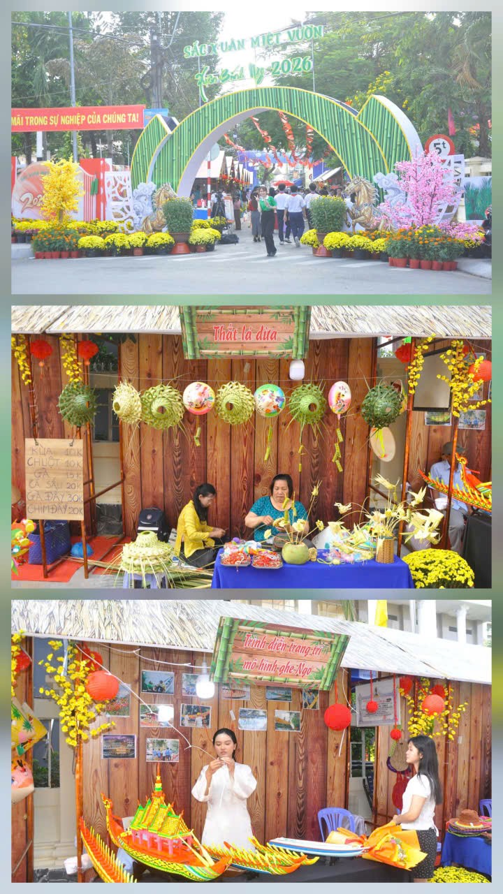 Cần Thơ: Rộn ràng “Sắc Xuân miệt vườn” và “Công viên Sách Xuân” Bính Ngọ 2026