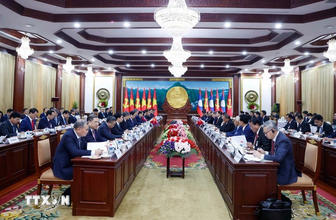 Tổng Bí thư Tô Lâm hội đàm với Tổng Bí thư, Chủ tịch nước Lào Thonglun Sisoulith Tổng Bí thư Tô Lâm hội đàm với Tổng Bí thư, Chủ tịch nước Lào Thonglun Sisoulith