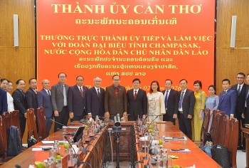 doan dai bieu tinh champasak lao tham chuc tet tp can tho