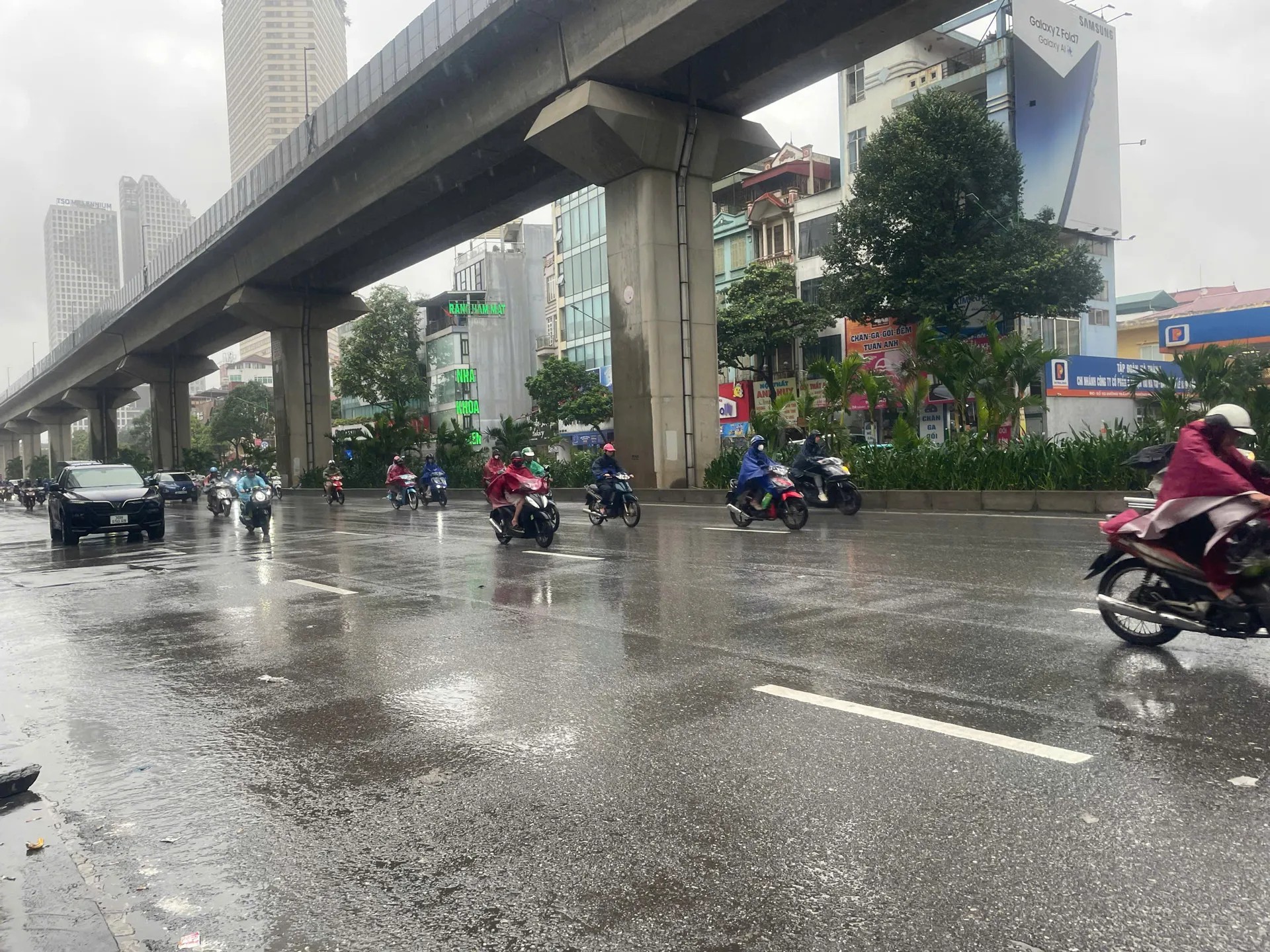 sáng có mưa nhỏ, mưa phùn và sương mù; sáng có mưa nhỏ, mưa phùn và sương mù;