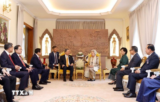 Tổng Bí thư Tô Lâm hội kiến Samdech Techo Hun Sen Tổng Bí thư Tô Lâm hội kiến Samdech Techo Hun Sen