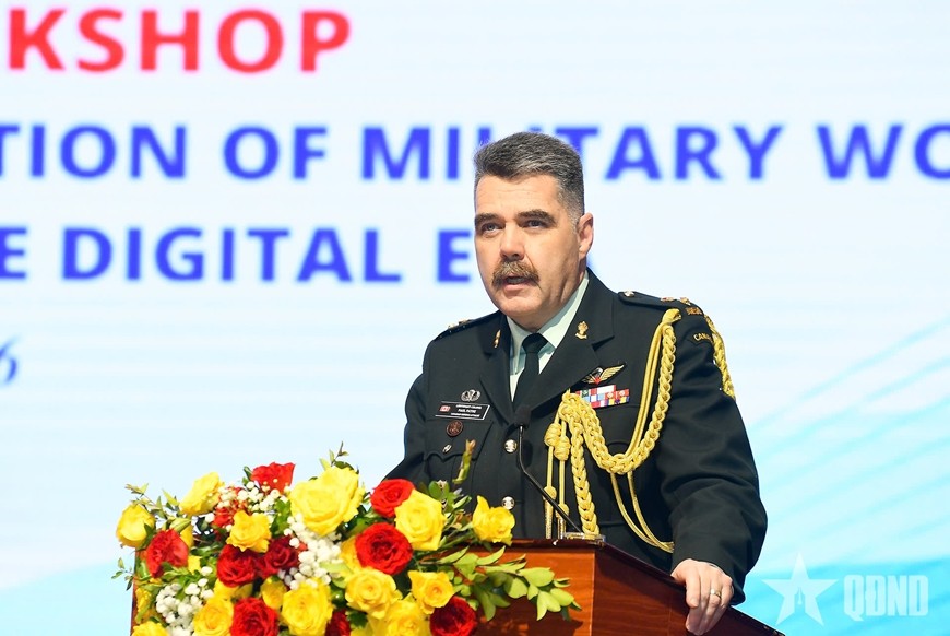 Nâng cao năng lực, bảo đảm an toàn cho phụ nữ Quân đội trong kỷ nguyên số Nâng cao năng lực, bảo đảm an toàn cho phụ nữ Quân đội trong kỷ nguyên số