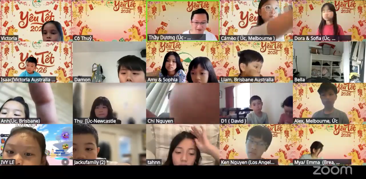 Khi Tết Việt được kể bằng tiếng đàn, câu hát của trẻ em kiều bào Gala Yêu Tết 2026 - kết nối trẻ em kiều bào từ nhiều quốc gia