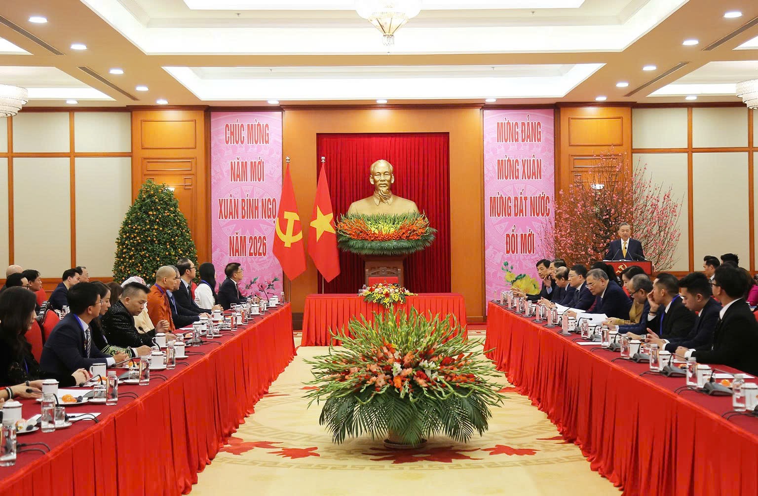 Tổng Bí thư Tô Lâm: Kiều bào chung tay xây dựng đất nước ngày càng phát triển phồn vinh, hạnh phúc Tổng Bí thư Tô Lâm: Kiều bào chung tay xây dựng đất nước ngày càng phát triển phồn vinh, hạnh phúc