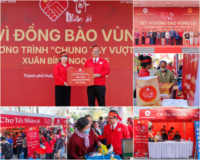 Tết vì đồng bào vùng lũ: yêu thương được lan tỏa tại Thái Nguyên, Huế, Gia Lai, Đắk Lắk Tết vì đồng bào vùng lũ: yêu thương được lan tỏa tại Thái Nguyên, Huế, Gia Lai, Đắk Lắk