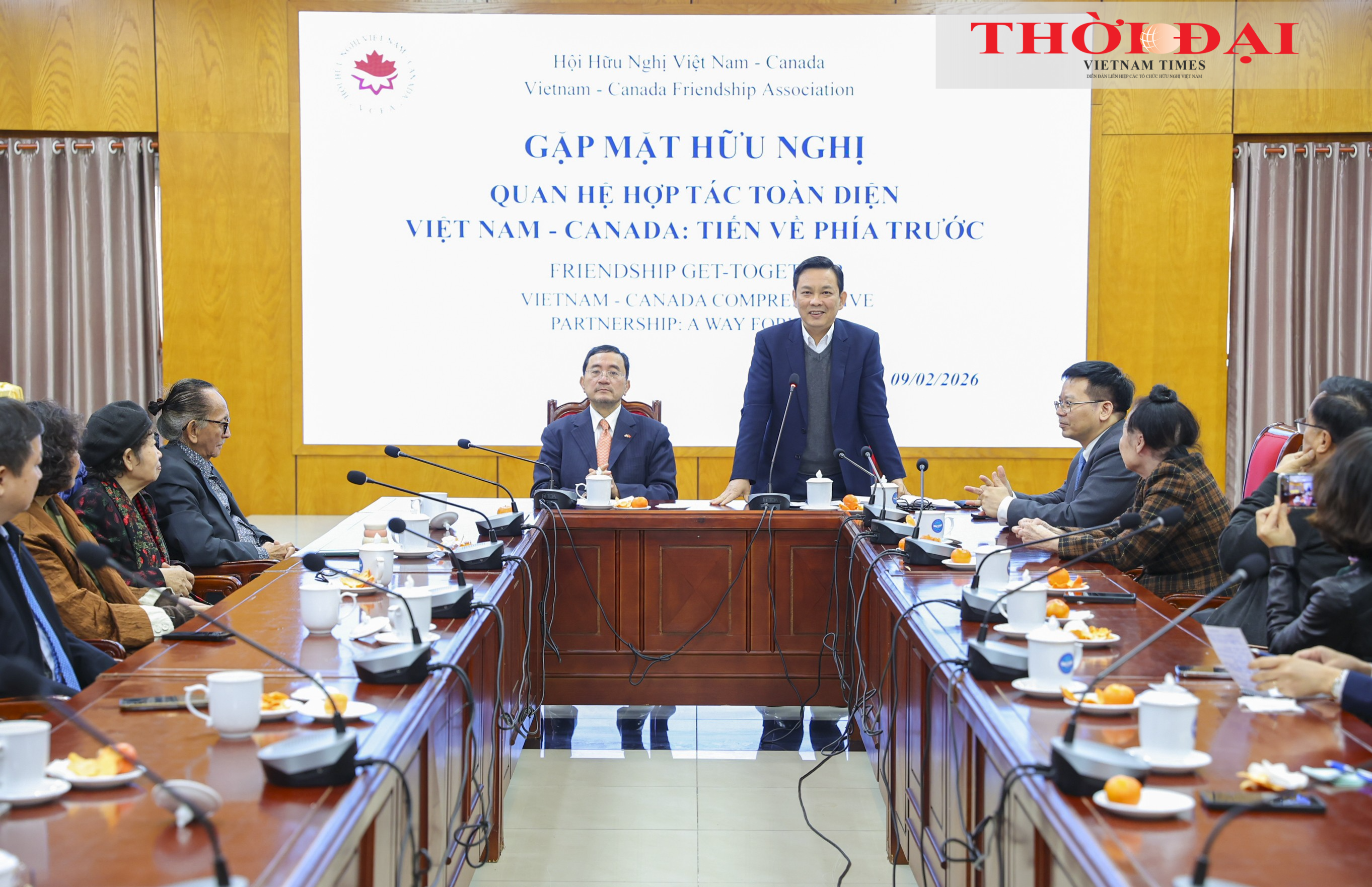 Gặp mặt hữu nghị Việt Nam - Canada: Thúc đẩy hợp tác toàn diện qua kênh đối ngoại nhân dân