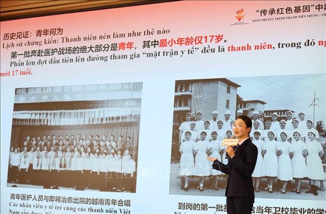 Kế thừa nguồn gene đỏ: Thanh niên Việt - Trung tiếp nối mạch nguồn hữu nghị Kế thừa nguồn gene đỏ: Thanh niên Việt - Trung tiếp nối mạch nguồn hữu nghị