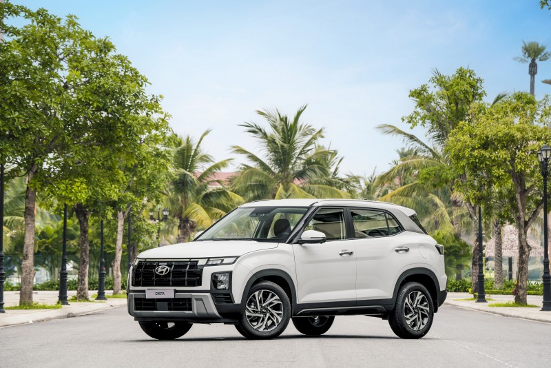 Dẫn đầu doanh số Hyundai trong tháng 1/2026 là Hyundai Creta, với 1.222 xe được bàn giao tới tay khách hàng