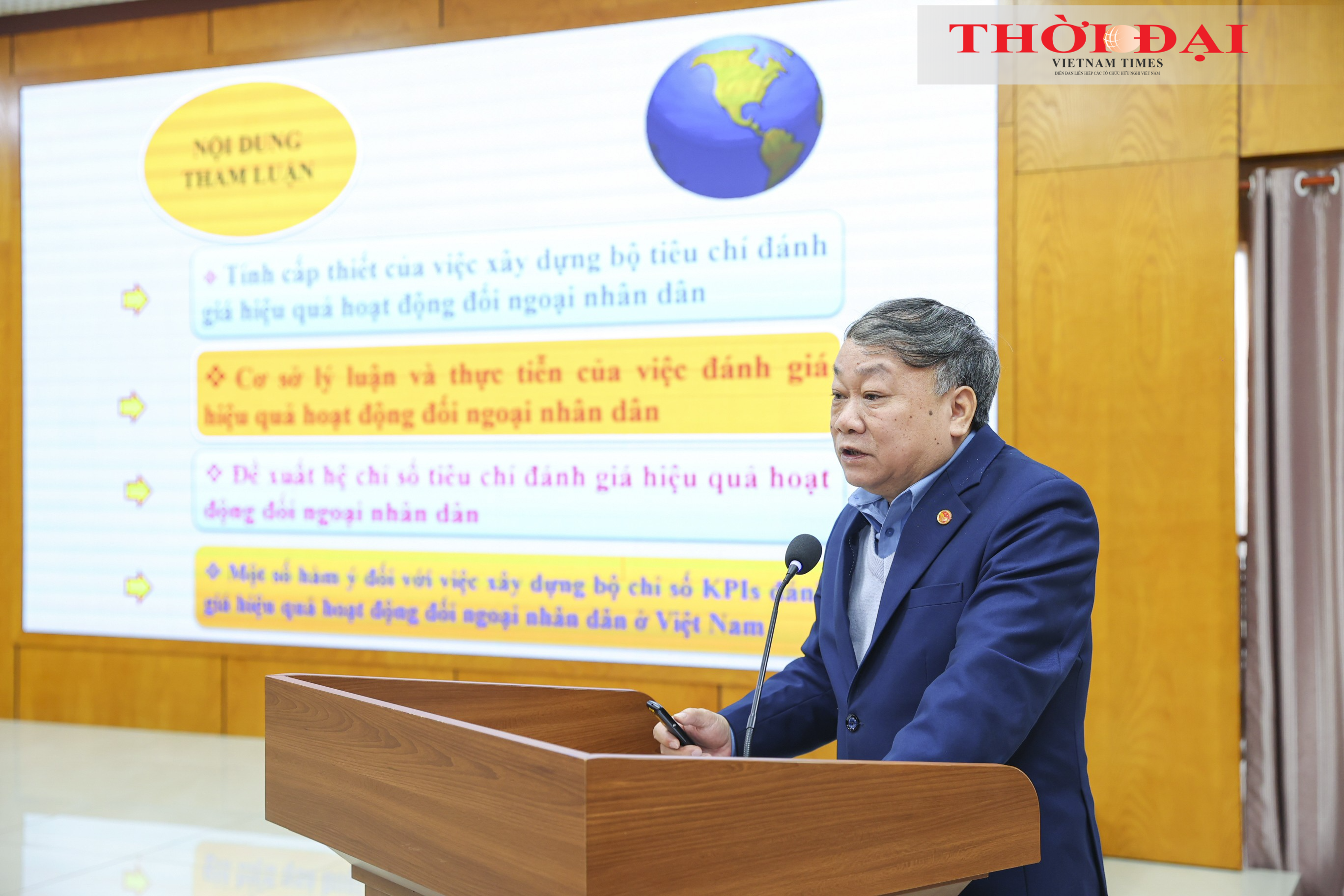 Tọa đàm "Cơ sở khoa học của hoạt động đối ngoại nhân dân trên thế giới"