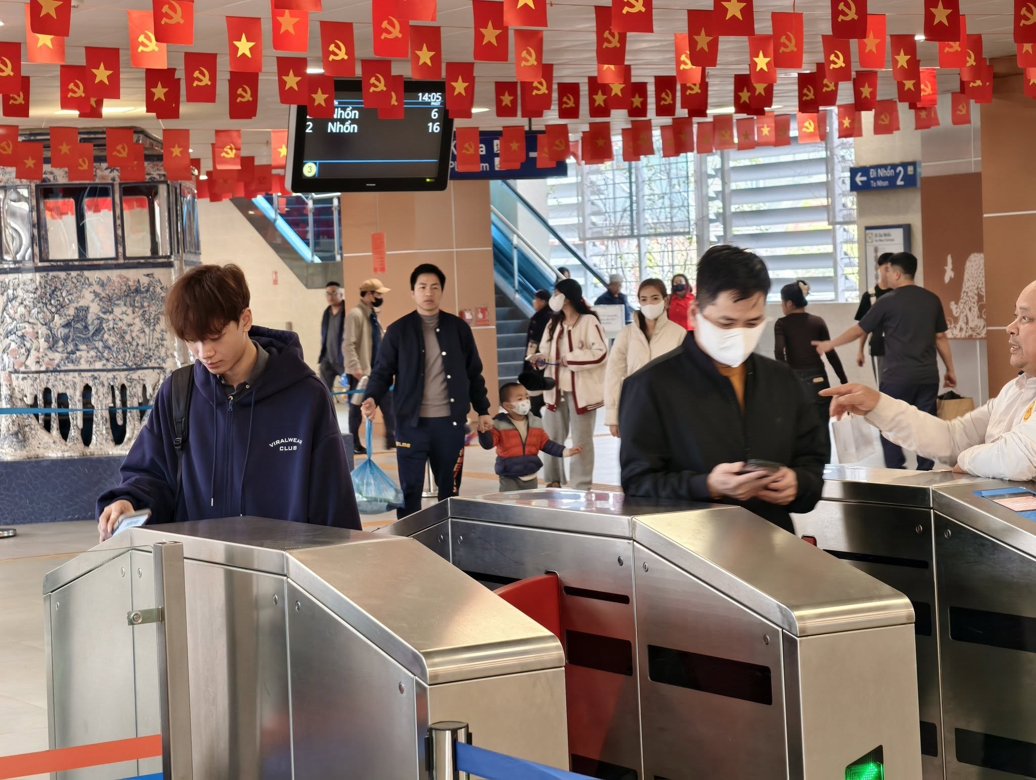 Miễn phí vé tàu Cát Linh-Hà Đông và Nhổn-Ga Hà Nội trong 9 ngày nghỉ Tết. (Ảnh minh họa: Hà Nội Metro) Miễn phí vé tàu Cát Linh-Hà Đông và Nhổn-Ga Hà Nội trong 9 ngày nghỉ Tết. (Ảnh minh họa: Hà Nội Metro)