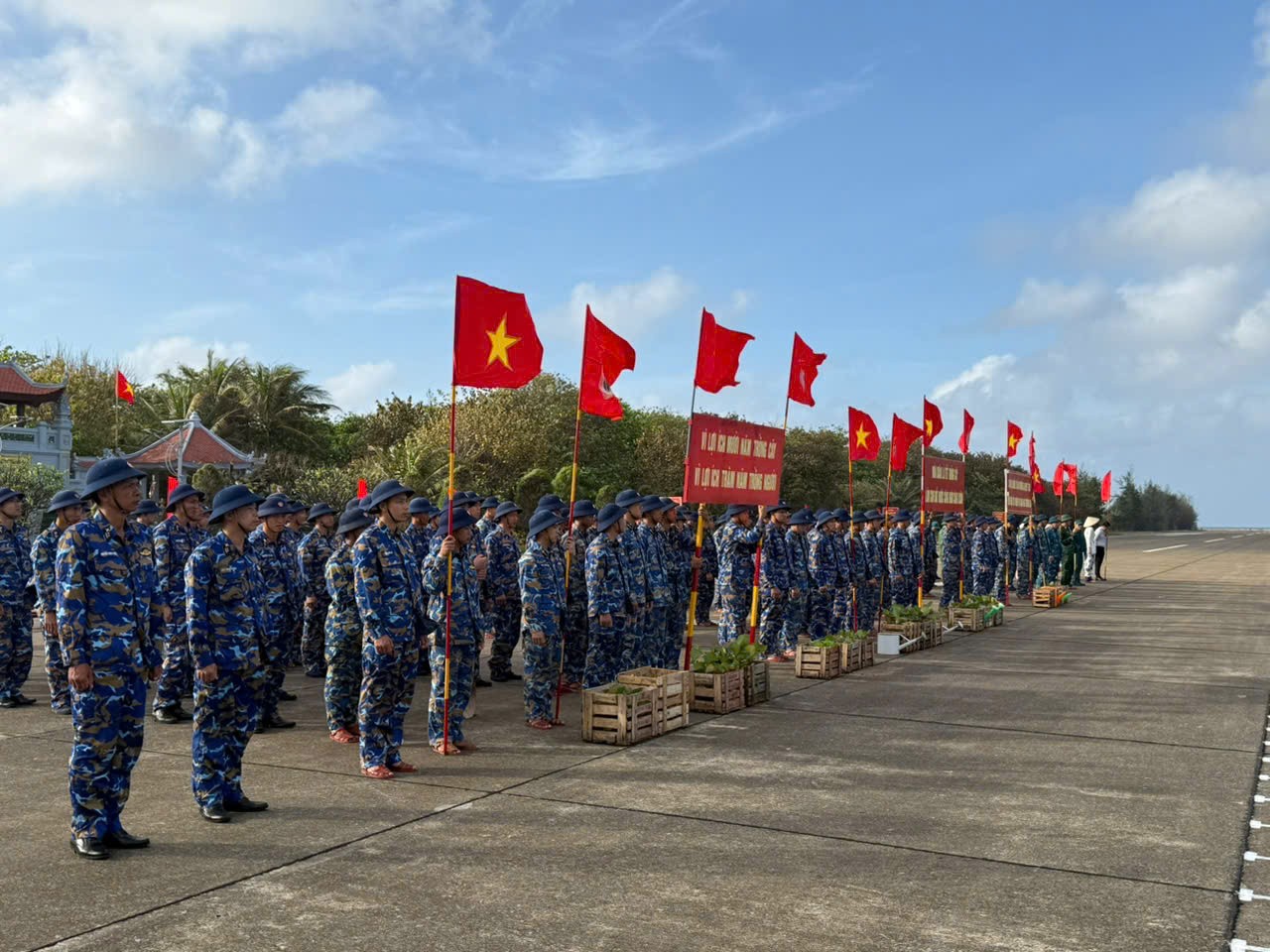 Tết Bính Ngọ 2026: Hơn 9.000 cây xanh được trồng mới tại Trường Sa