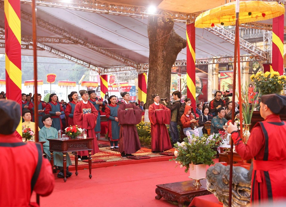 Hành lễ Tế Nam quan theo nghi thức truyền thống